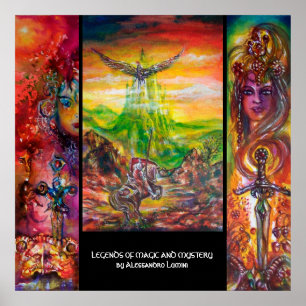 POSTER LÉGENDES DE MAGIE ET DE MYSTÈRE