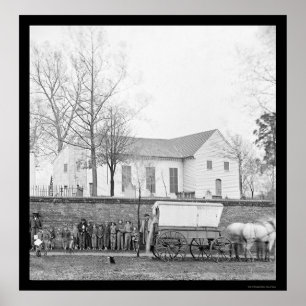 Poster L'église de St John à Richmond, VA 1865