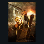 Poster LEGOLAS GREENLEAF™ en action<br><div class="desc">Seigneur des Anneaux : Les Deux Tours. Il y a une voix tombée dans l'air. Quelque chose approche. Je peux le sentir.</div>
