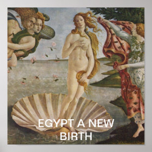 POSTER L'EGYPTE UNE NOUVELLE NAISSANCE