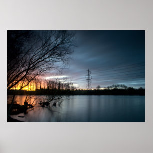 Poster Leighton Buzzard Winter Sunrise (7797)