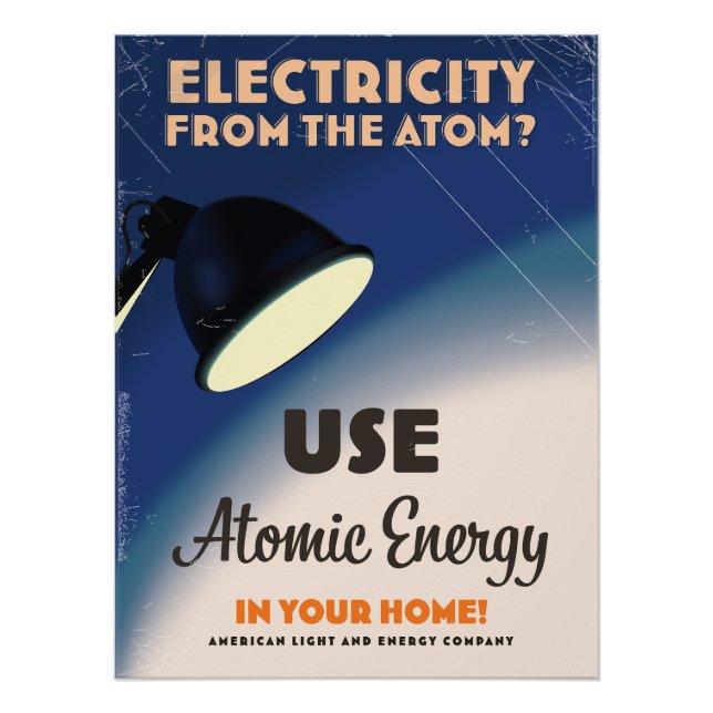 Poster L'électricité de l'atome? (Devant)