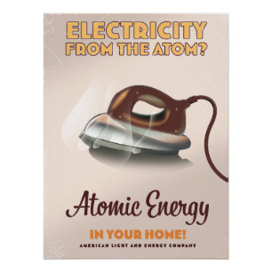 Poster L'électricité de l'atome?