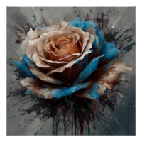L'élégance flashy du beige et du bleu