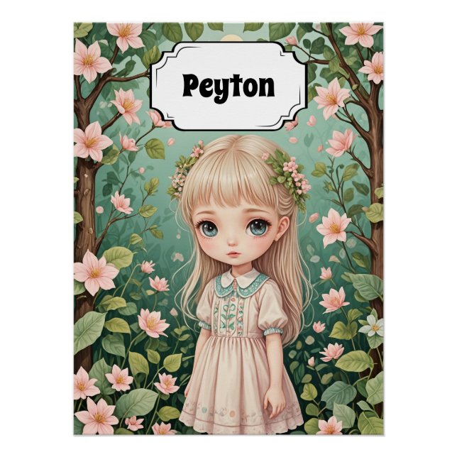 Poster L'Embrace de Blossom personnalisée (Devant)