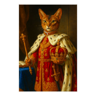 Poster L'empereur d'un rayon de soleil Napoleon Cat