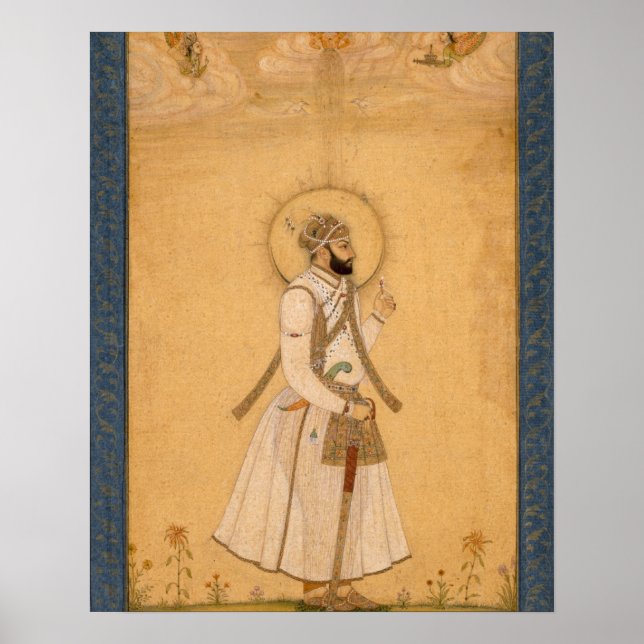 Poster L'empereur Farrukhsiyar (1683-1719) du Larg (Devant)