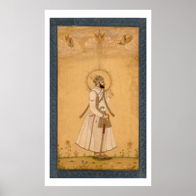 Poster L'empereur Farrukhsiyar (1683-1719) du Larg (Devant)
