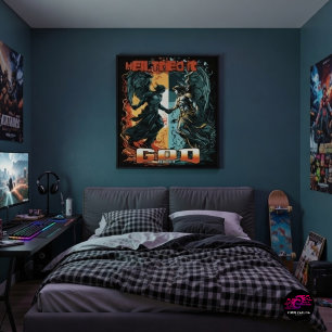 Poster L'Enfer A Essayé Dieu L'A Refusé La Foi Chrétienne