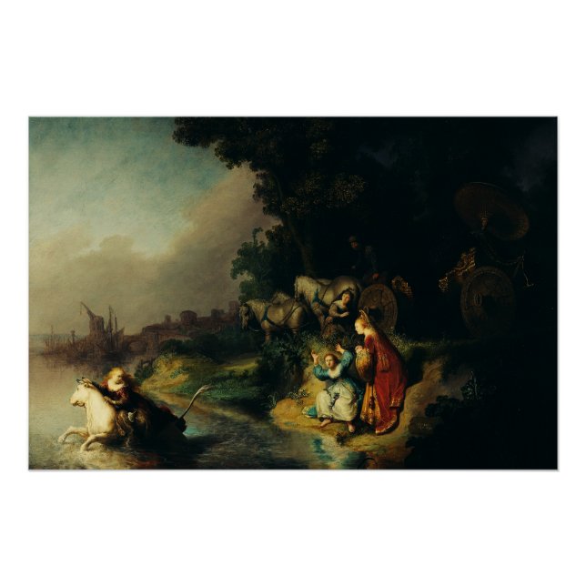 Poster L'enlèvement d'Europa par Rembrandt (Devant)