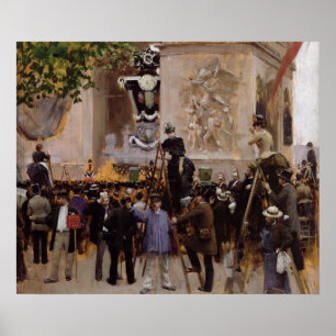 Poster L'enterrement de Victor Hugo