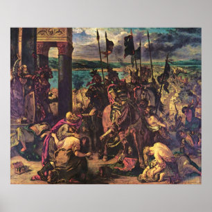 Poster L'entrée des Croisés à Constantinople