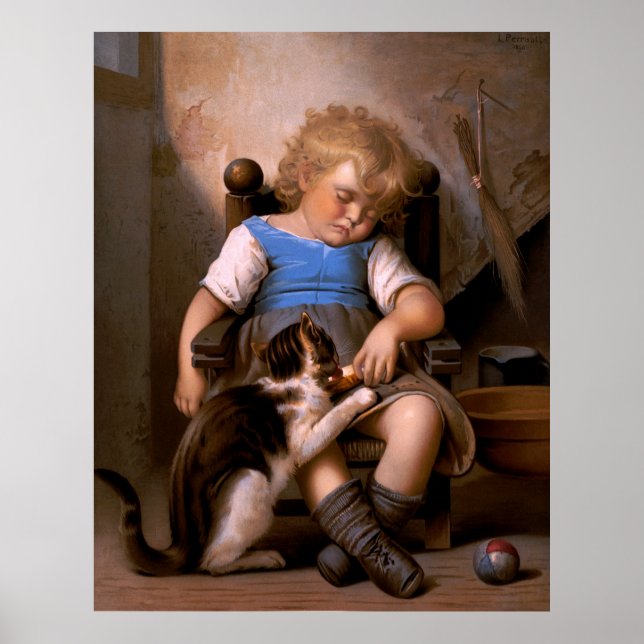 Poster Léon Bazille Perrault - Sleeper inconscient (Devant)