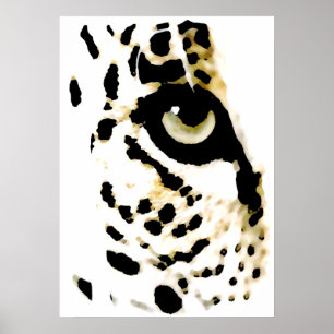 Poster Leopard Eyes - Pop Art Wild Animaux