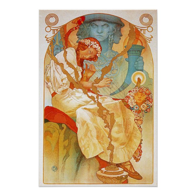 Poster L'Épopée Slave Par Alphonse Mucha (Devant)