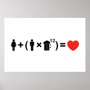 Poster L'équation de l'amour pour les hommes