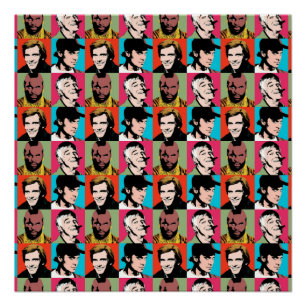 Poster L'équipe A inspiré la conception de caractères Ret