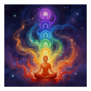 Poster Les 7 Chakras