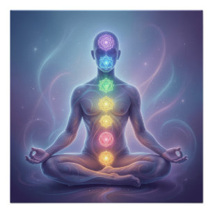 Poster Les 7 Chakras´2