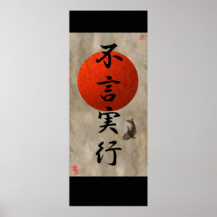 Poster Les actions parlent plus fort que les mots #1