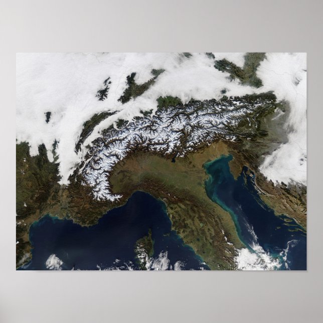 Poster Les Alpes 2 (Devant)