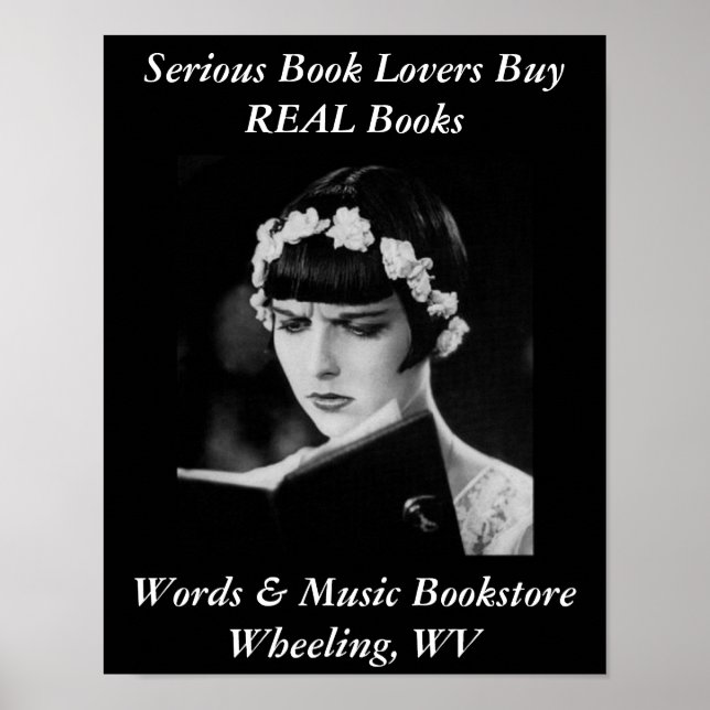 Poster les amateurs de livres d'affiches librairie roues  (Devant)