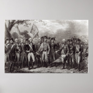 Poster Les Anglais rendant leurs bras