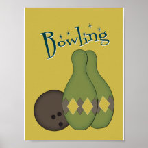 les années 50 Retro Bowling