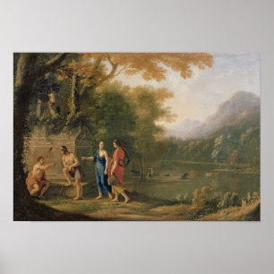 Poster Les bergers arcadiens