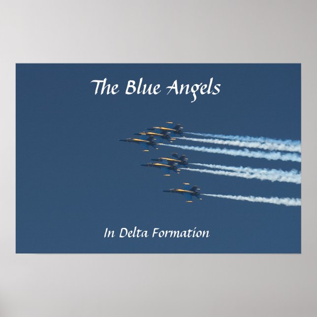 Poster Les Blue Angels (Devant)