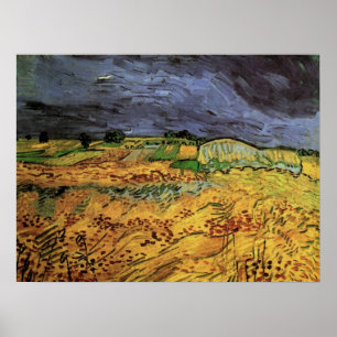 Poster Les Champs de Vincent van Gogh