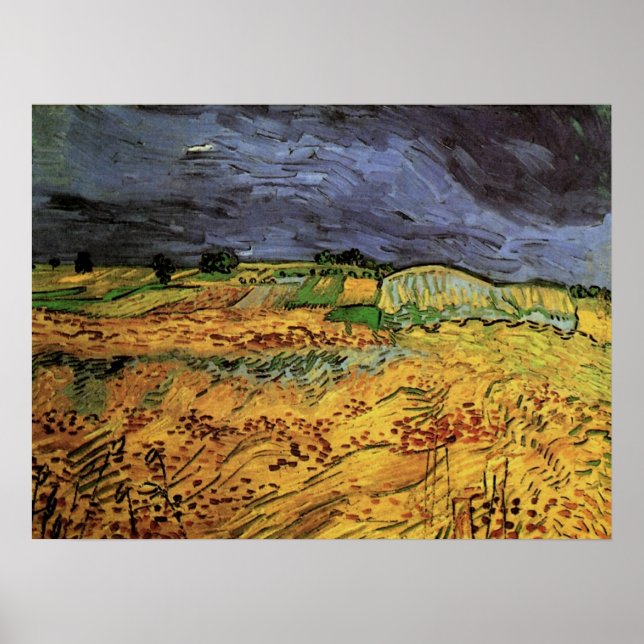 Poster Les Champs de Vincent van Gogh (Devant)