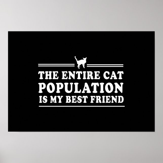 Poster Les chats sont mon meilleur ami (Devant)