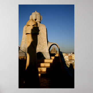 Poster Les chefs-d'oeuvre de Gaudi