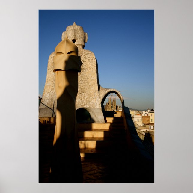 Poster Les chefs-d'oeuvre de Gaudi (Devant)