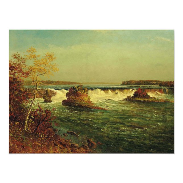 Poster Les Chutes de Saint Antoine par Albert Bierstadt (Devant)