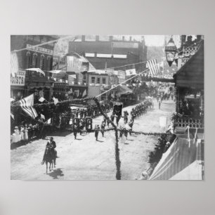 Poster Les citoyens de Deadwood fêtent l'achèvement de 2