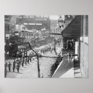 Poster Les citoyens du bois mort célèbrent l'achèvement