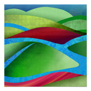 Poster Les Collines Sur La Glace