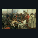 Poster Les cosaques de Zaporozhye<br><div class="desc">Les Cosaques de Zaporozhye écrivent une lettre au sultan turc,  1890-91 | par Ilya Efimovich Repin | Lieu de l'art : Musée russe d'Etat,  Saint-Pétersbourg,  Russie | Artiste russe | Numéro de collection d'images : BAL239484</div>
