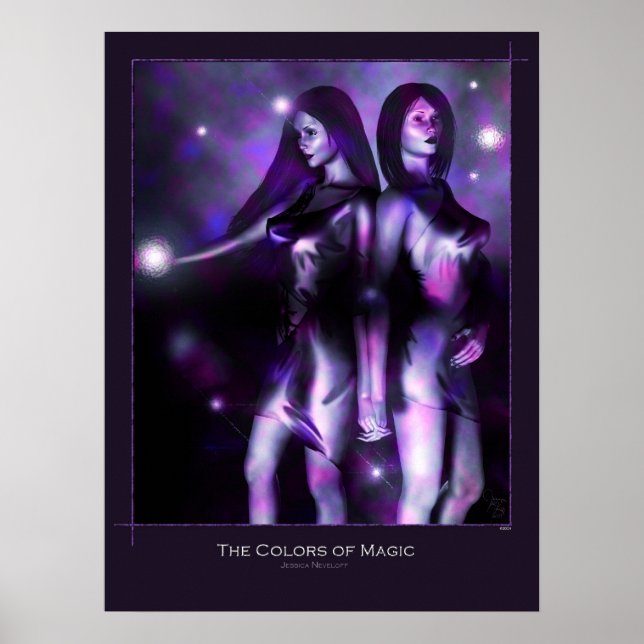 Poster Les couleurs de la magie (Devant)