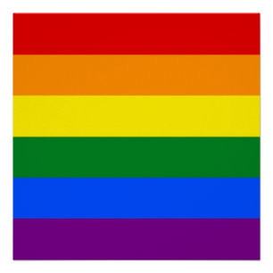 Poster Les couleurs de l'arc-en-ciel