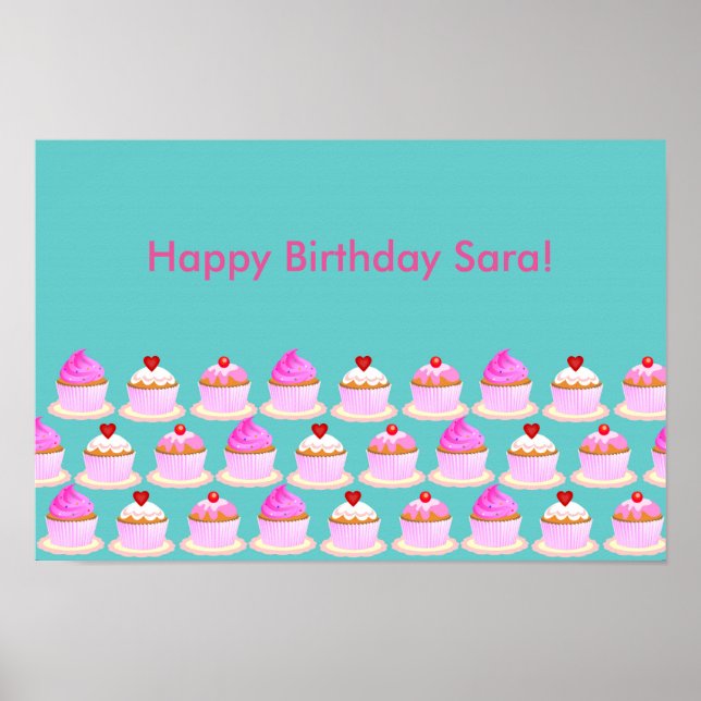 Poster Les cupaquettes sont sucrées (Devant)