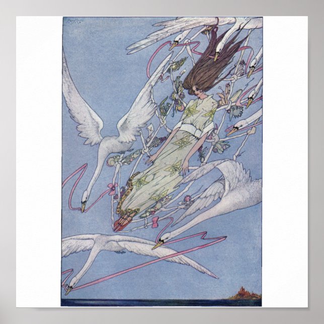 Poster Les cygnes sauvages (Devant)