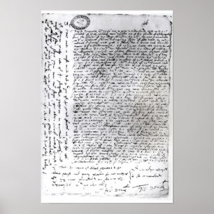 Poster Les dépêches écrites de Sir Francis Drake