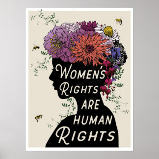 Poster "Les droits des femmes sont des droits huma