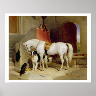 Poster Les Favoris de Prince George (huile sur toile)