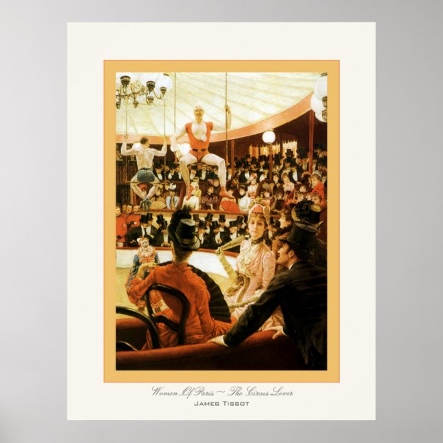 Poster Les Femmes De Paris ~ L'Amoureux Du Cirque ~ James (Devant)