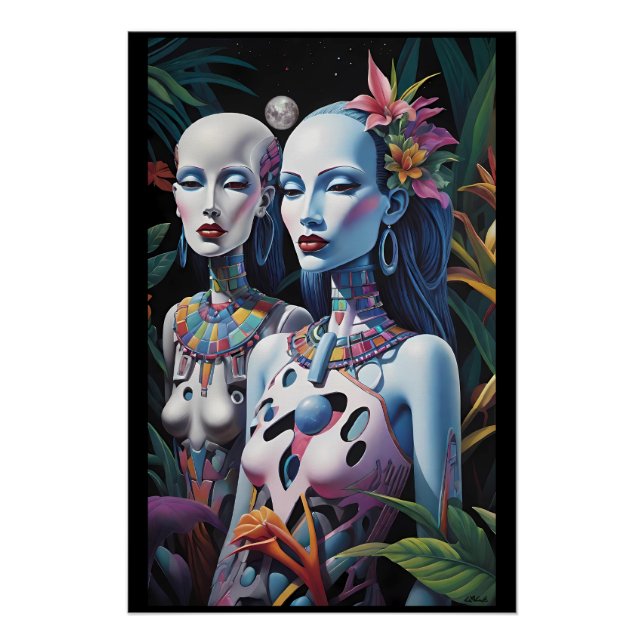 Poster Les femmes ludwig Moon originales (Devant)
