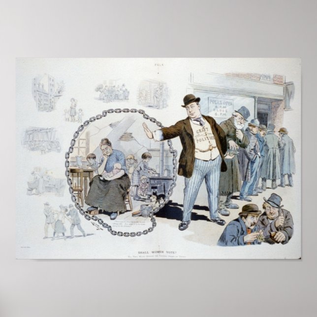 Poster Les Femmes Voteront-Elles ? (Devant)